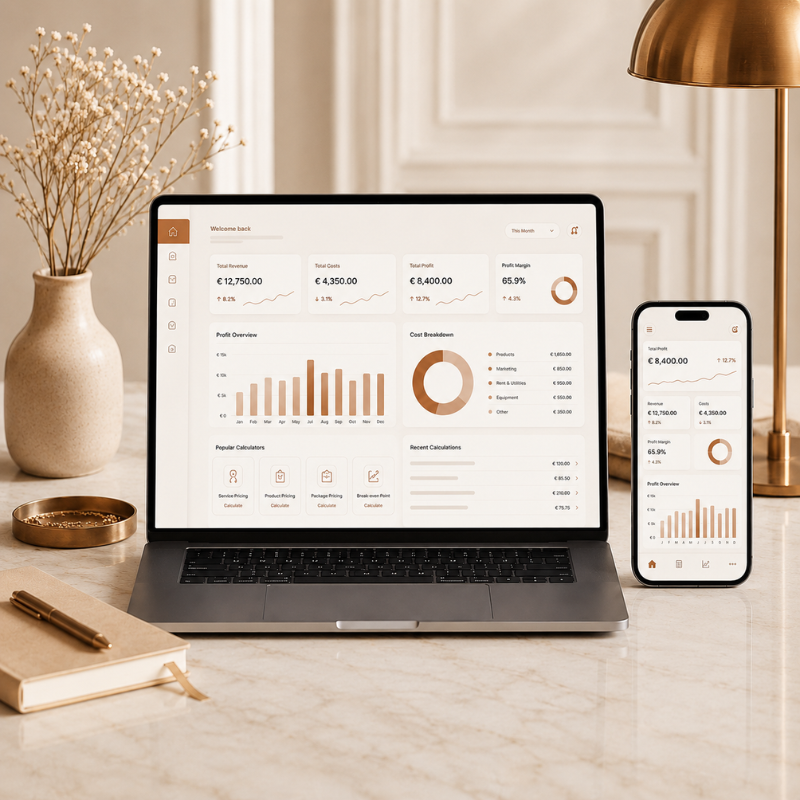 Mockup Bonus 2 — Calculateur Rentabilité Afro Pro™
